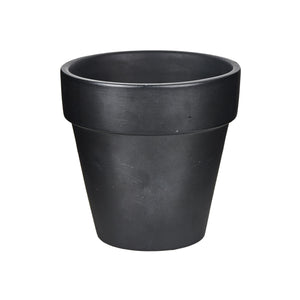 Sm Black Flower Pot