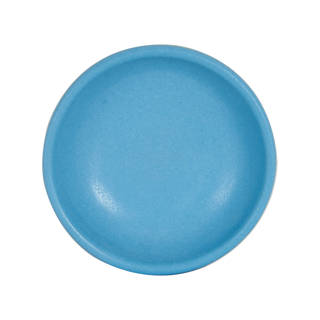 Sm Shallow Bright Blue Dish