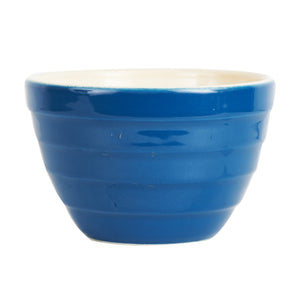 Sm Blue Bowl With Cream Interior