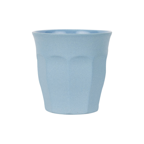 Sm Pale Blue Cup With Matte Exterior