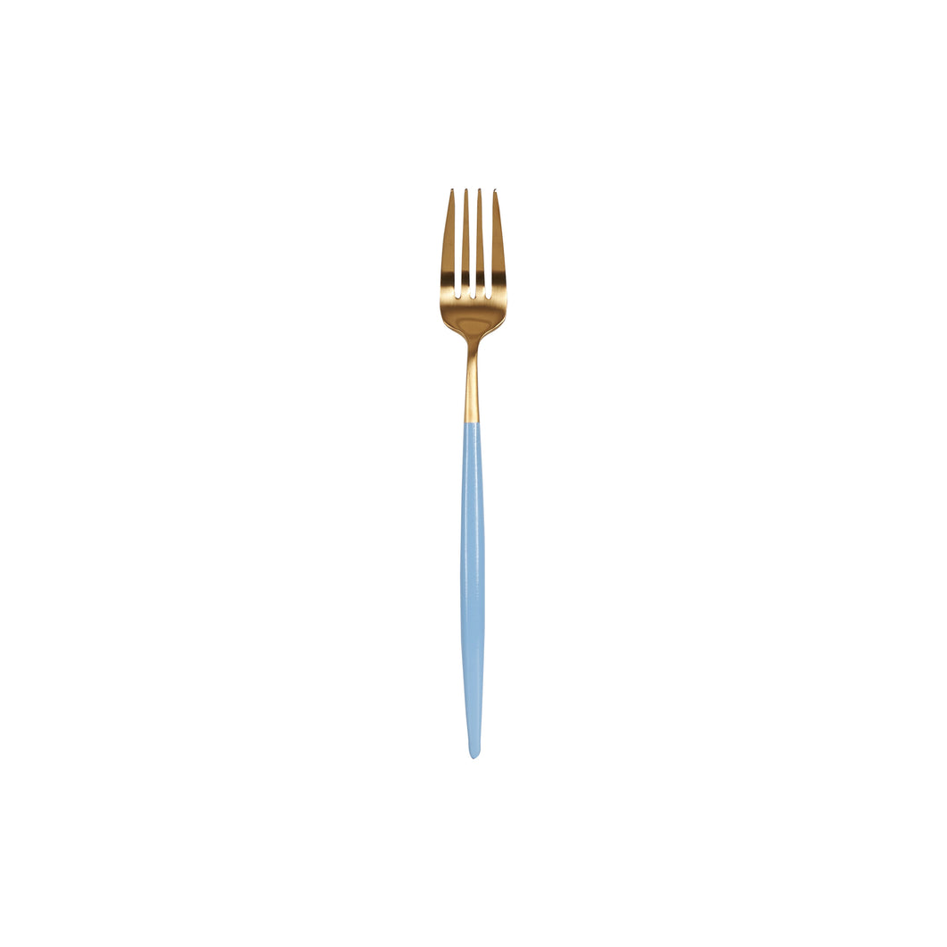Light Blue And Gold Fork