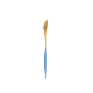Light Blue And Gold Knife