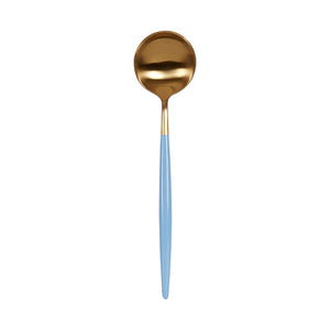Light Blue And Gold Spoon