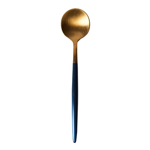 Gold Spoon w/ Dark Blue Handle