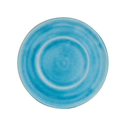 Sm Bright Light Blue Saucer Plate