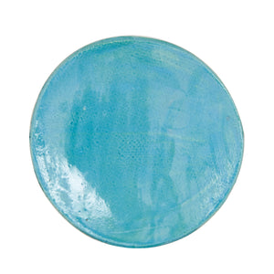 Sm Bright Blue Textured Plate