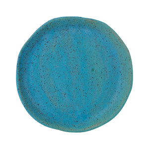 Cereulean Blue Speckled Plate