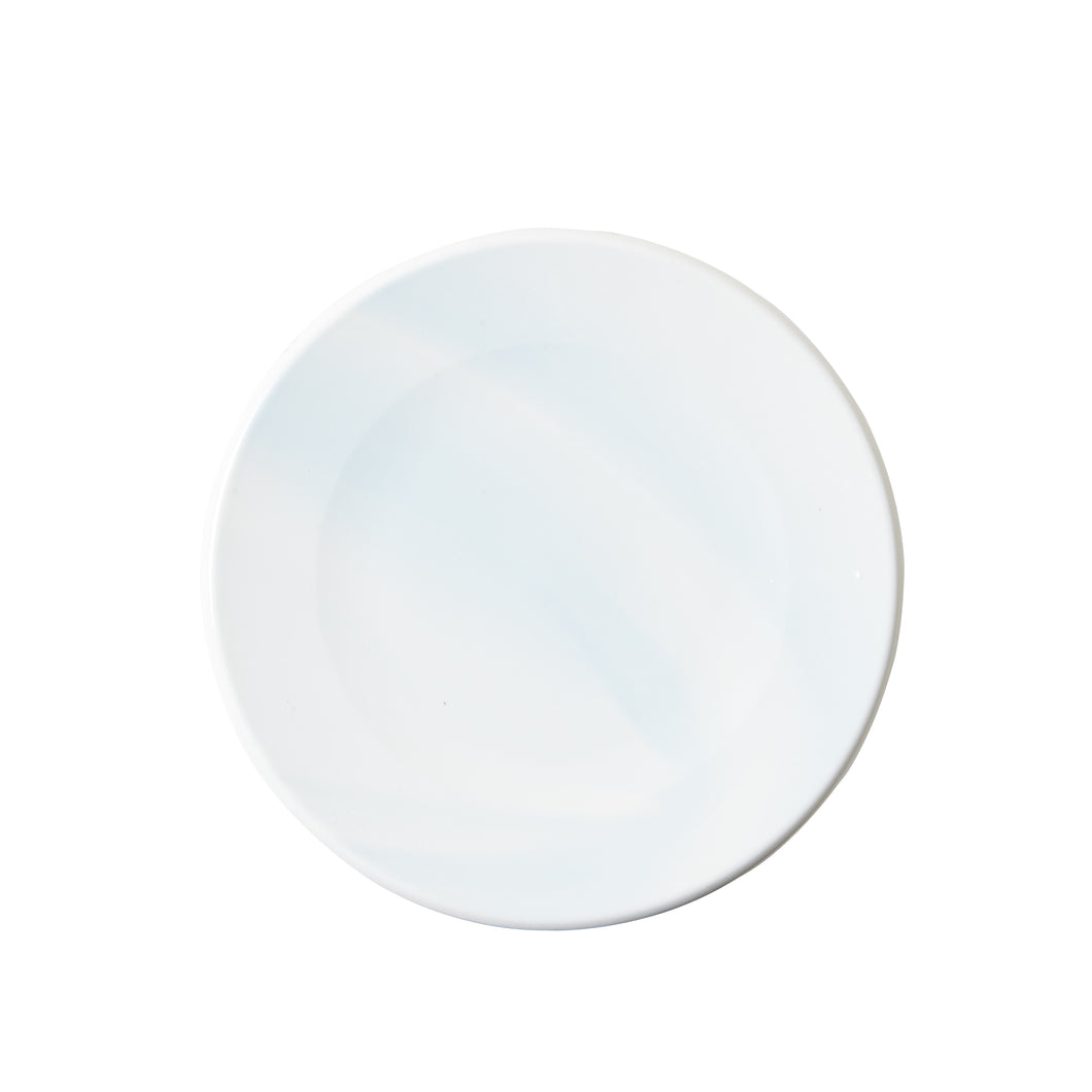 Lg Light Blue And White Plate