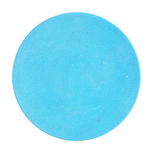 Md Bright Blue Plate With Speckles