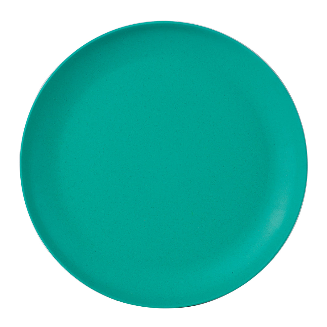 Teal Matte Plastic Plate