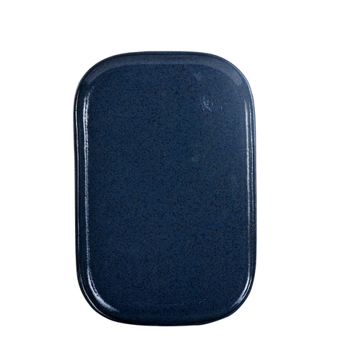 Dark Blue Rectangle Platter