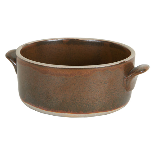 Light Brown Bowl With Handles
