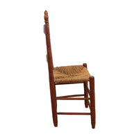 Wooden Chair w/ Woven Seat