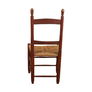 Wooden Chair w/ Woven Seat