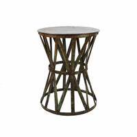 Worn Metal Stool