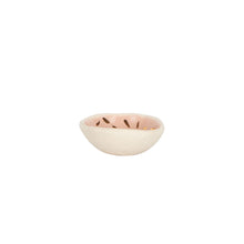 Sm Pink Blush Pinch Bowl With Gold Markings