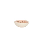 Sm Pink Blush Pinch Bowl With Gold Markings
