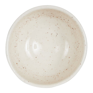 Md Cream Bowl With Speckles On The Inside