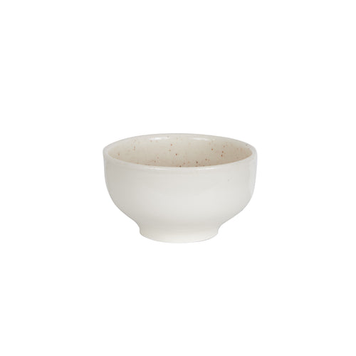 Md Cream Bowl With Speckles On The Inside