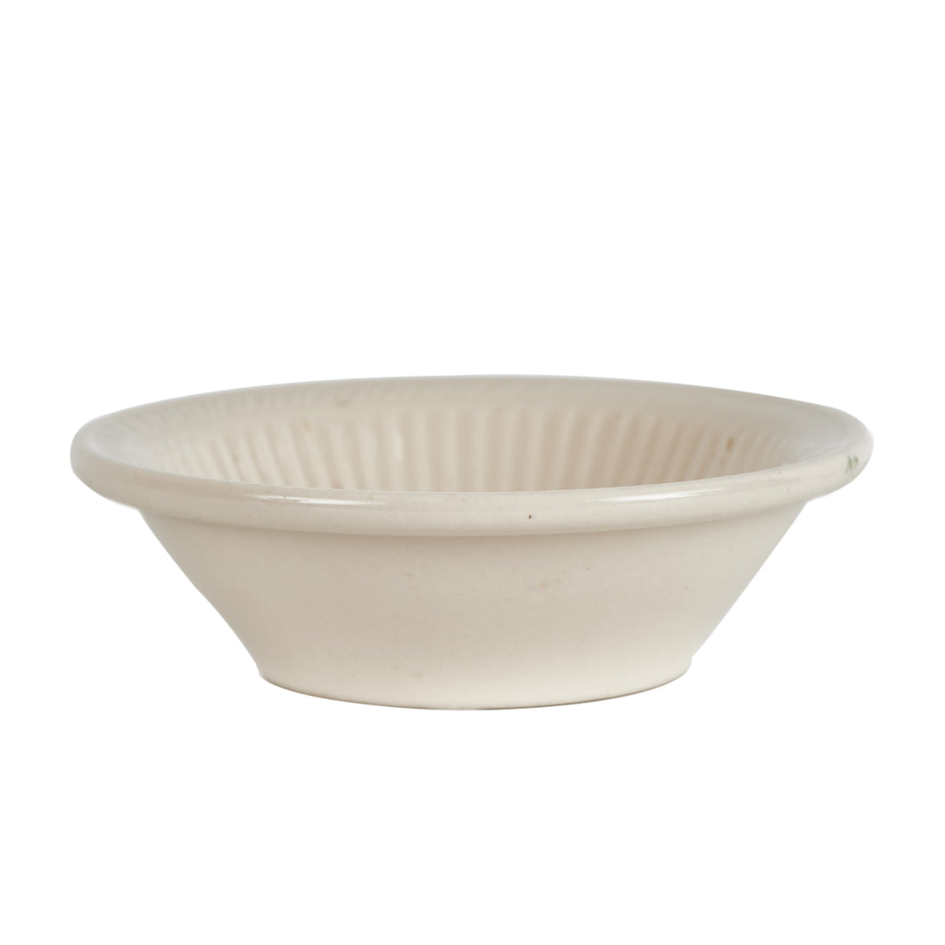 Sm Cream Bowl With Patterned Interior