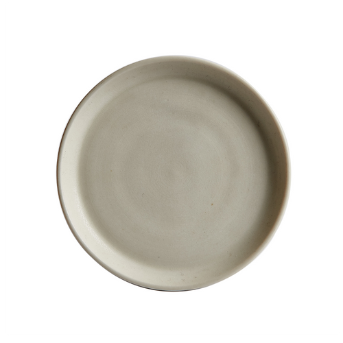 Sm Cream Colored Rimmed Plate