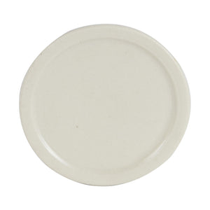 Sm Cream Plate With Rim