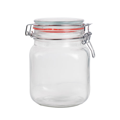 Md Glass Lidded Jar