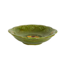 Md Green Bowl With Pattern