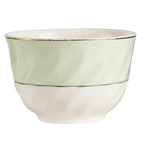 Sm Pale Green And White Bowl