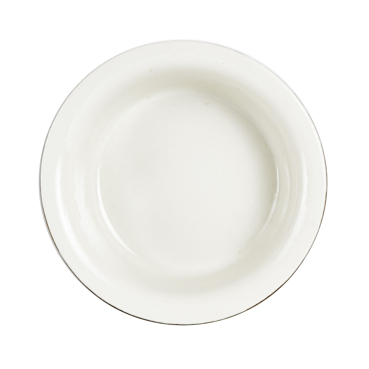 Sm Green Dish With White Interior