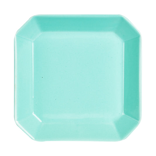 Sm Square Teal Plate