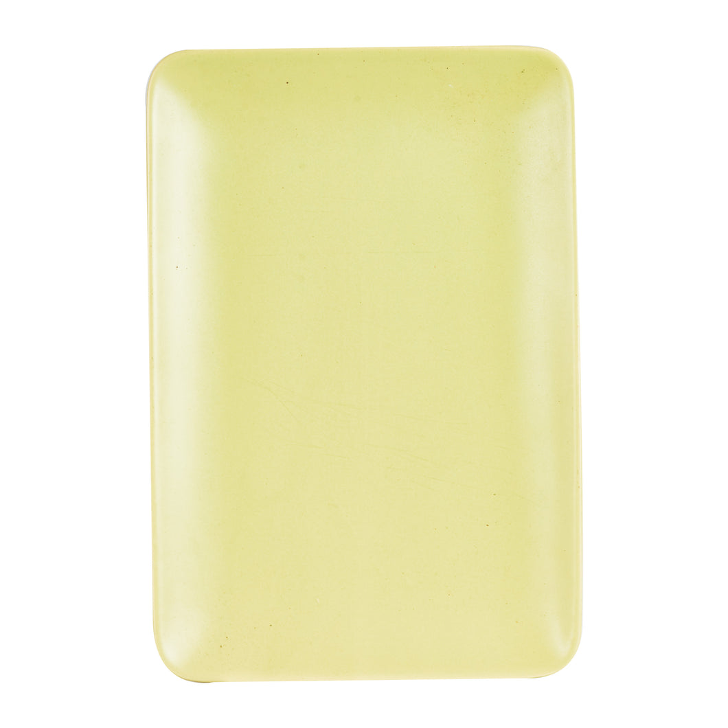 Yellow/Green Rectangle Platter