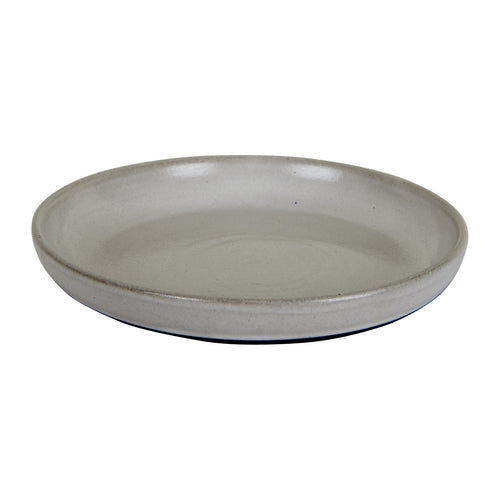 Lg Shallow Light Grey Bowl