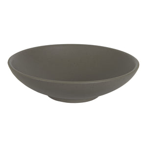 Lg Matte Grey/Taupe Speckled Bowl