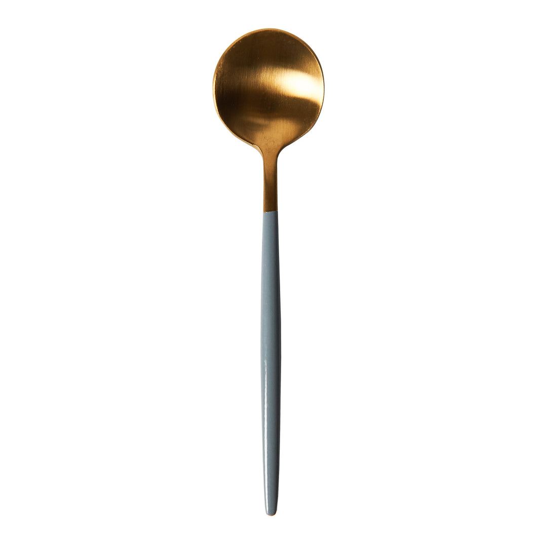 Gold Spoon w/ Grey Handle