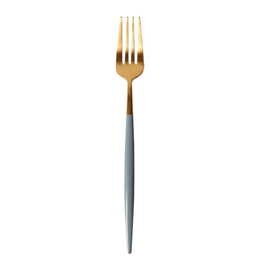 Gold Fork w/ Grey Handle