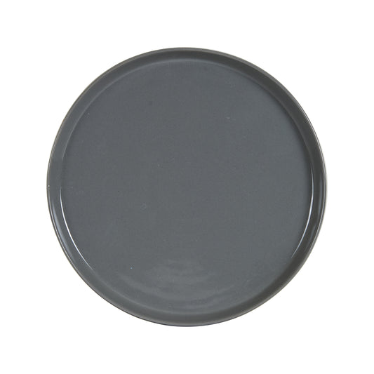 Md Dark Grey Shallow Plate