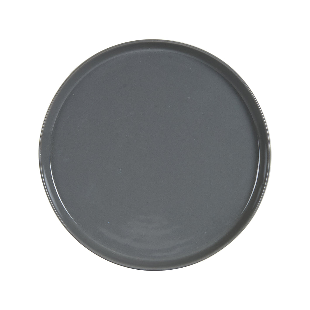 Md Dark Grey Shallow Plate