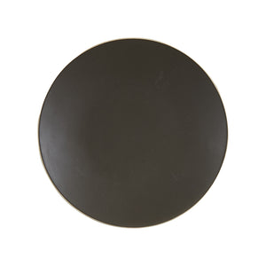 Md Dark Grey Plate With Brown Under Tone
