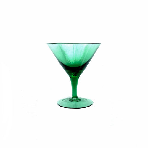 Small Green Martini Glass