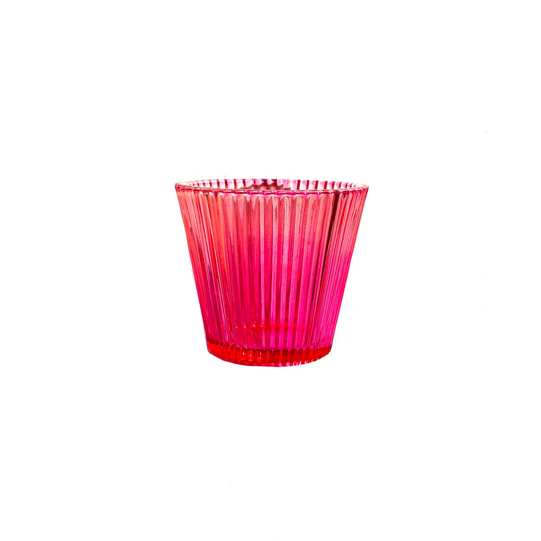Bright Pink Candle Holder