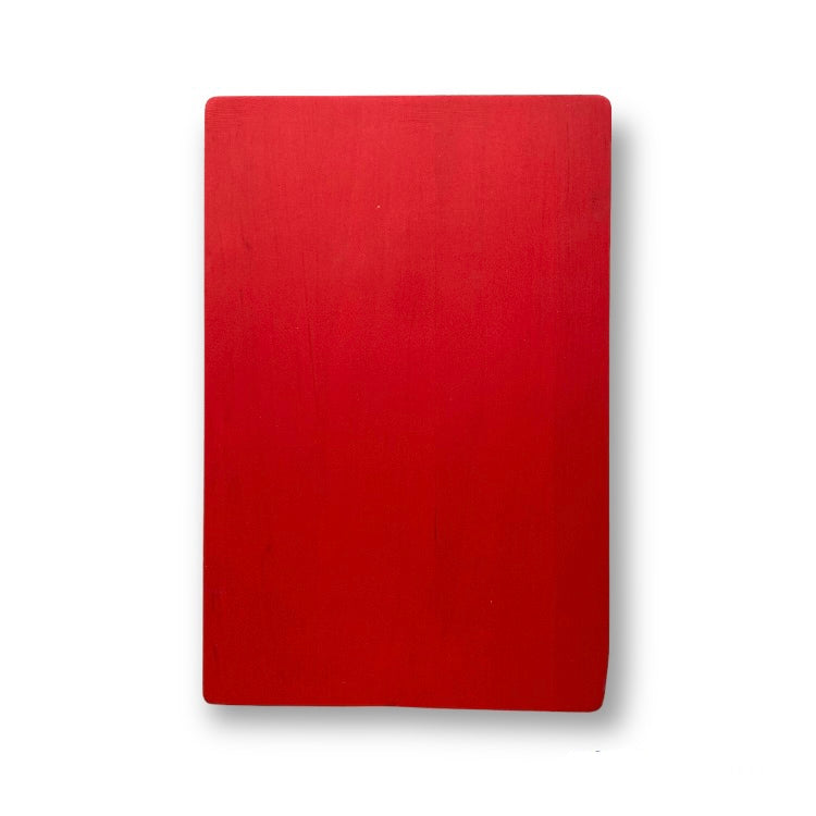 Red Painted Wood Board