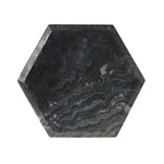 Lg Black And Grey Hexagon Marble Board