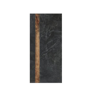 Md Black Marble Board With Wood Strip