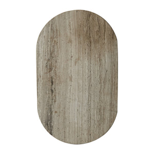 Oval Grey Marble Board