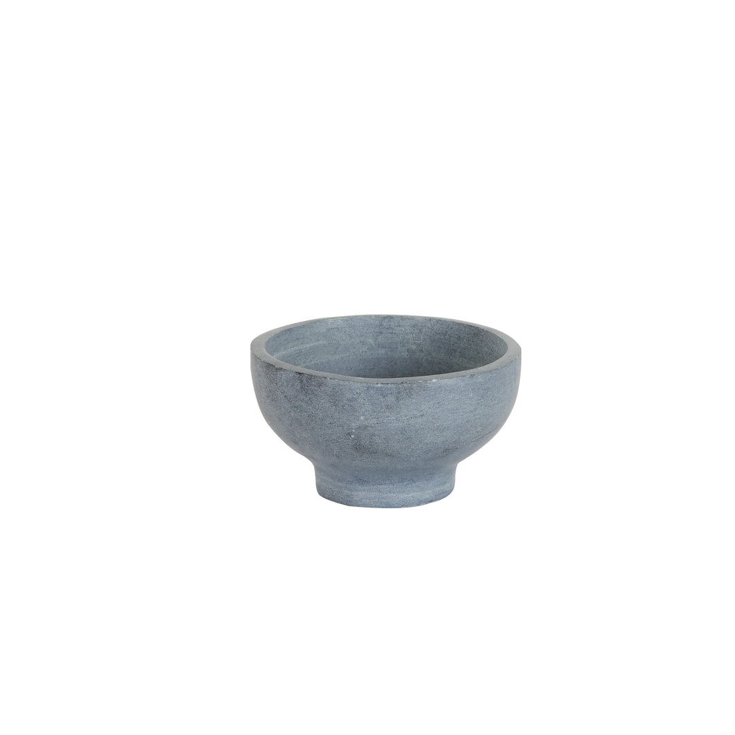 Sm Grey Marble Bowl