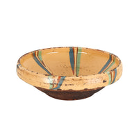Md Orange Patterned Bowl