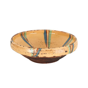 Md Orange Patterned Bowl