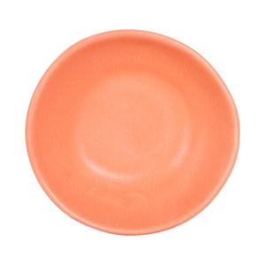 Sm Shallow Light Orange Matte Dish
