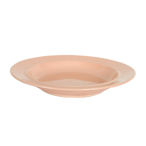 Lg Light Orange/Peach Soup Bowl